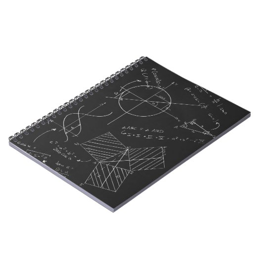 Carnet Tableau noir de maths (Côté gauche)