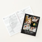 Carnet Tableau noir Photo Collage Recettes de la famille (Intérieur)