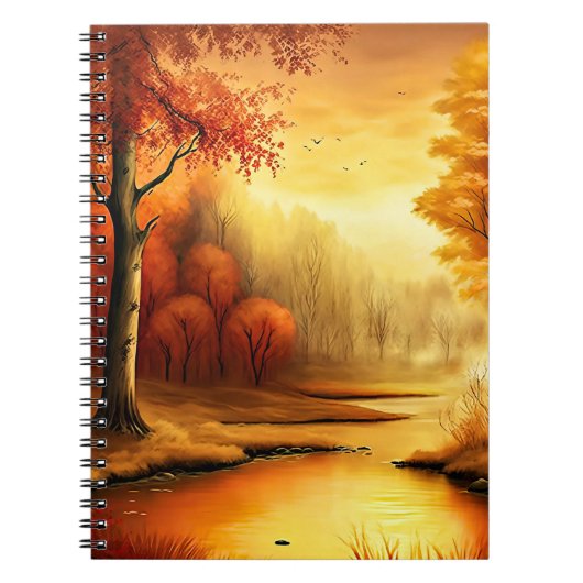 Carnet Tableau Paysage Automne-87546 (Devant)