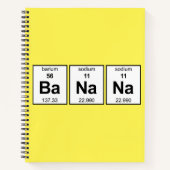 Carnet Tableau périodique BaNaNa (Devant)