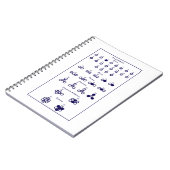 Carnet Tableau périodique Dalton (Côté gauche)