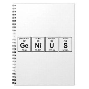 Carnet Tableau périodique de génie