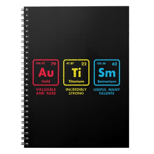 Carnet Tableau périodique des éléments de sensibilisation (Devant)