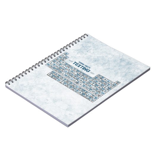 Carnet Tableau périodique du service de mini-messages (Côté gauche)