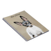 Carnet Tableau Rat Terrier - Cute Original Chien Art (Côté Droit)