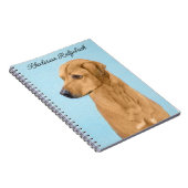 Carnet Tableau Rhodesian Ridgeback - Art Chien original (Côté Droit)