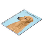 Carnet Tableau Rhodesian Ridgeback - Art Chien original (Côté gauche)