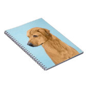 Carnet Tableau Rhodesian Ridgeback - Art Chien original (Côté Droit)