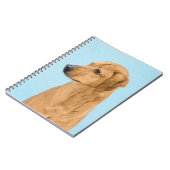 Carnet Tableau Rhodesian Ridgeback - Art Chien original (Côté gauche)