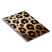 Carnet Taches d'Impression Animale Fourrure Léopard Beige (Côté Droit)