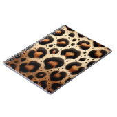 Carnet Taches d'Impression Animale Fourrure Léopard Beige (Côté gauche)