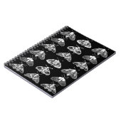 Carnet Taches en noir, blanc et gris (Côté gauche)