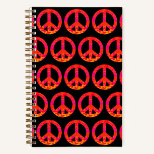 Carnet Taches roses Symbole de la Paix