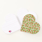 Carnet Taches vertes et roses pêche (Intérieur)