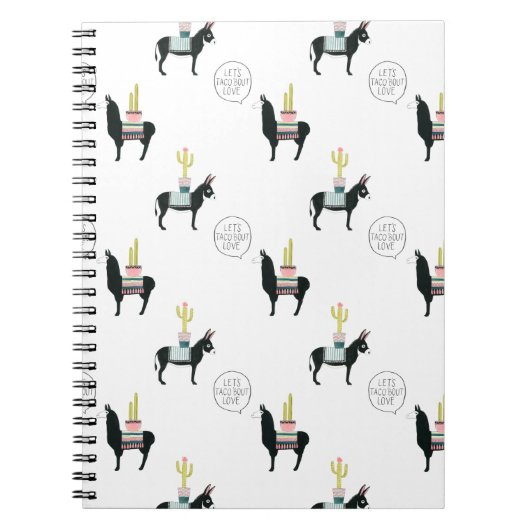 Carnet Taco à propos d'amour (Devant)