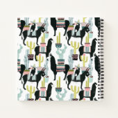Carnet Taco à propos d'amour | Motif Llama & Donkey (Dos)