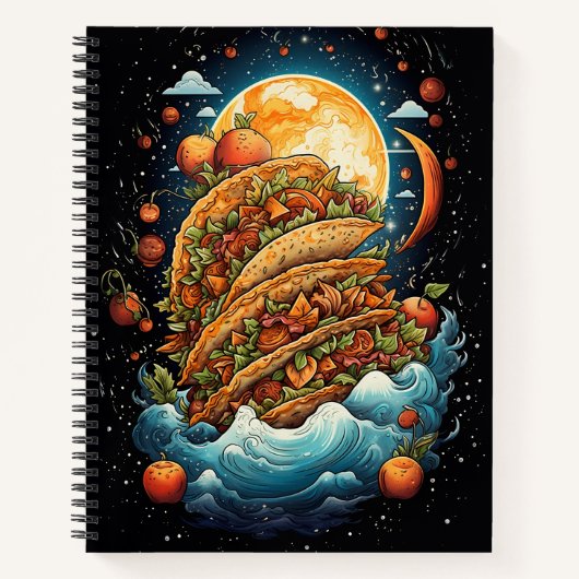 Carnet Tacos de l'espace, miam ! (Devant)