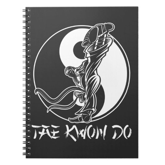 Carnet Taekwondo Martial Arts Tae kwon do Self Defense (Devant)