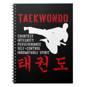 Carnet Taekwondo Tenets Martial Arts