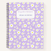 Carnet Taille du lavande Composition d'impression (Devant)