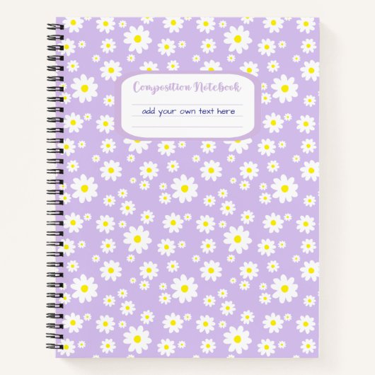 Carnet Taille du lavande Composition d'impression (Devant)