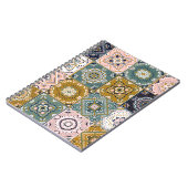Carnet Talavera Indian : Patchwork, Ethnic Mosaic. (Côté gauche)