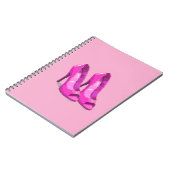 Carnet Talons Hauts Roses Style Pixel Art 64 Bits (Côté gauche)