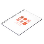 Carnet Tampon de printemps de teckel mignon (Côté gauche)