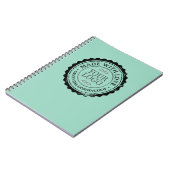 Carnet Tampon - VOTRE TEXTE & LOGO 3 (Côté gauche)