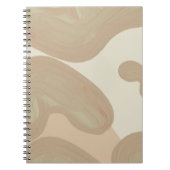 Carnet Tan Paint Lines Notebook – Minimalist Chic (Devant)