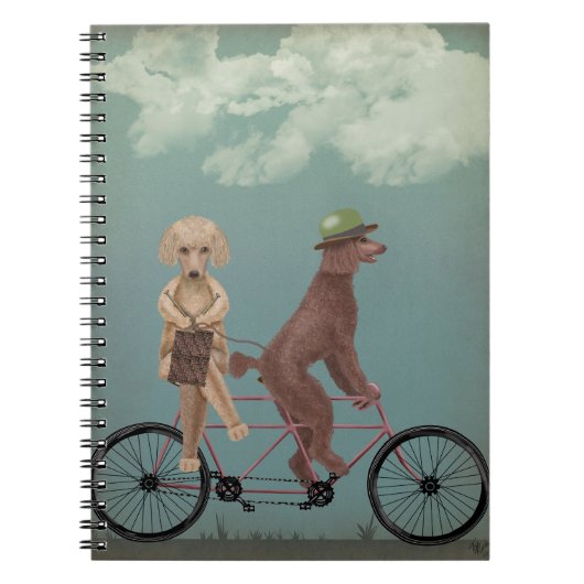 Carnet Tandem de caniche (Devant)