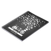 Carnet tandem en bois de planificateur de livre (Côté gauche)