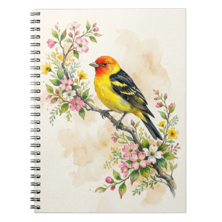 Carnet Tangara à tête rouge