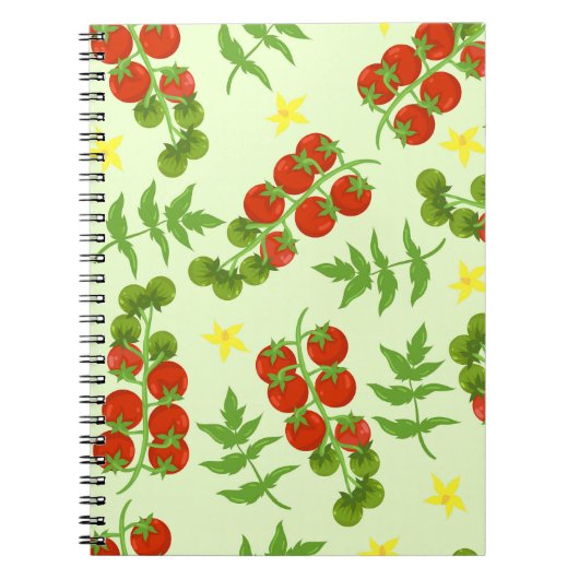 Carnet Tango de tomate : Impression végétale Vintage (Devant)