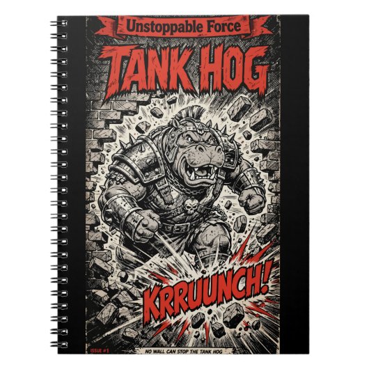Carnet Tank Hog (Devant)