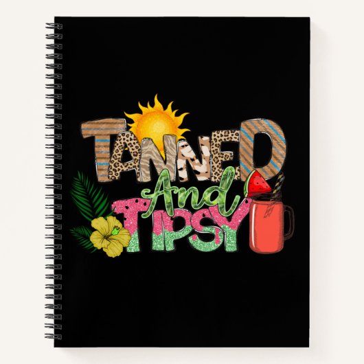 Carnet Tannée et Tipsy | Fun Summer Party Design (Devant)