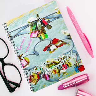 Carnet Tant d'amour ! L'amour serrure pour l'amour éterne