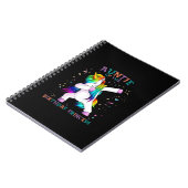 Carnet Tante d'anniversaire Princesse Dab Unicorn Tante R (Côté gauche)