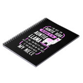 Carnet Tante Llama (Côté gauche)