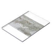 Carnet Tapis blanc et brun (Côté gauche)