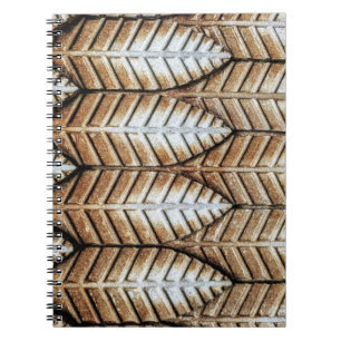 Carnet Tapis de la zone d'accent feuille Brown