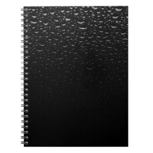 Carnet Tapis de la zone florale noire et blanche