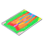 Carnet Tapis et chiffons Art pur abstrait suprême (Côté gauche)