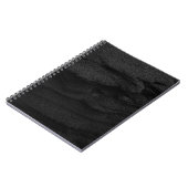 Carnet Tapis noir et gris (Côté gauche)