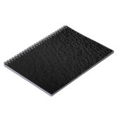 Carnet Tapis noir et gris (Côté gauche)