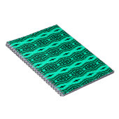 Carnet Tapis persan ikat vert clair. Ethnique (Côté Droit)