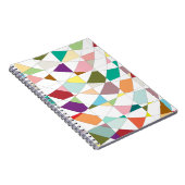 Carnet Tapisserie aux couleurs Abstraites (Côté Droit)