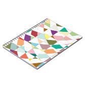 Carnet Tapisserie aux couleurs Abstraites (Côté gauche)