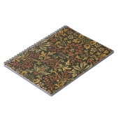 Carnet Tapisserie du jardin de fleurs William Morris (Côté gauche)