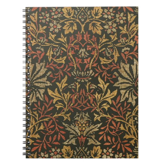 Carnet Tapisserie du jardin de fleurs William Morris (Devant)
